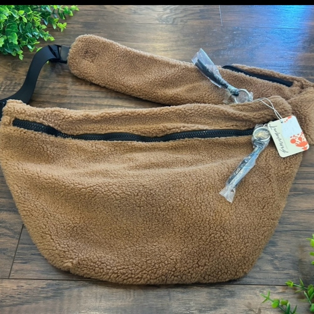 FP Movement by Free People Sherpa Crossbody Bag in Brown